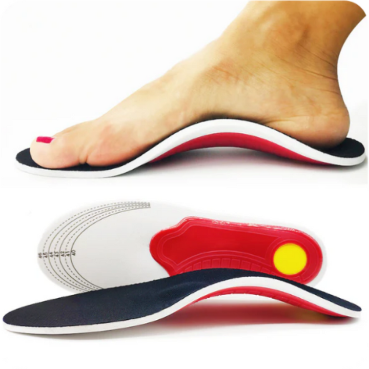 Ergonomisk innersula med hålfotsstöd för optimal komfort, stötdämpning och fotvård i vardag & arbete.