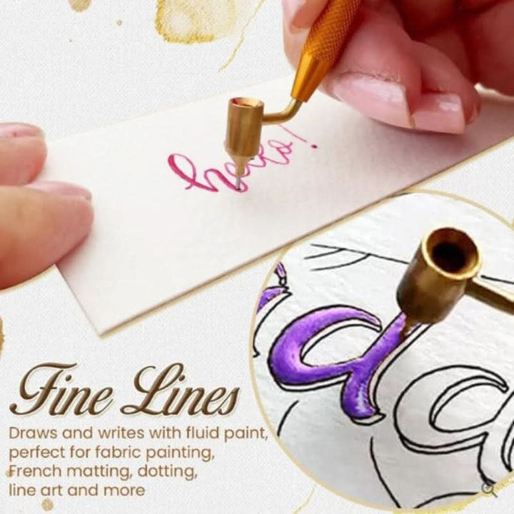 Hållbar kalligrafipenna, perfekt för daglig träning. Ett pålitligt skrivredskap.