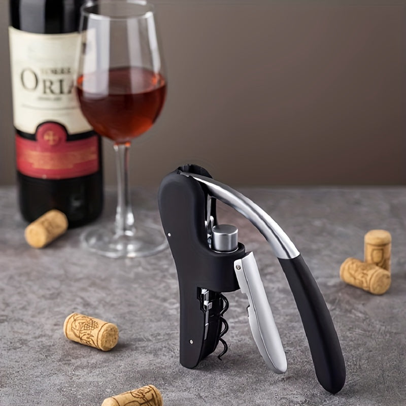 Ergonomisk vinöppnare för alla tillfällen, gör korkborttagning smidig. Passar som present.