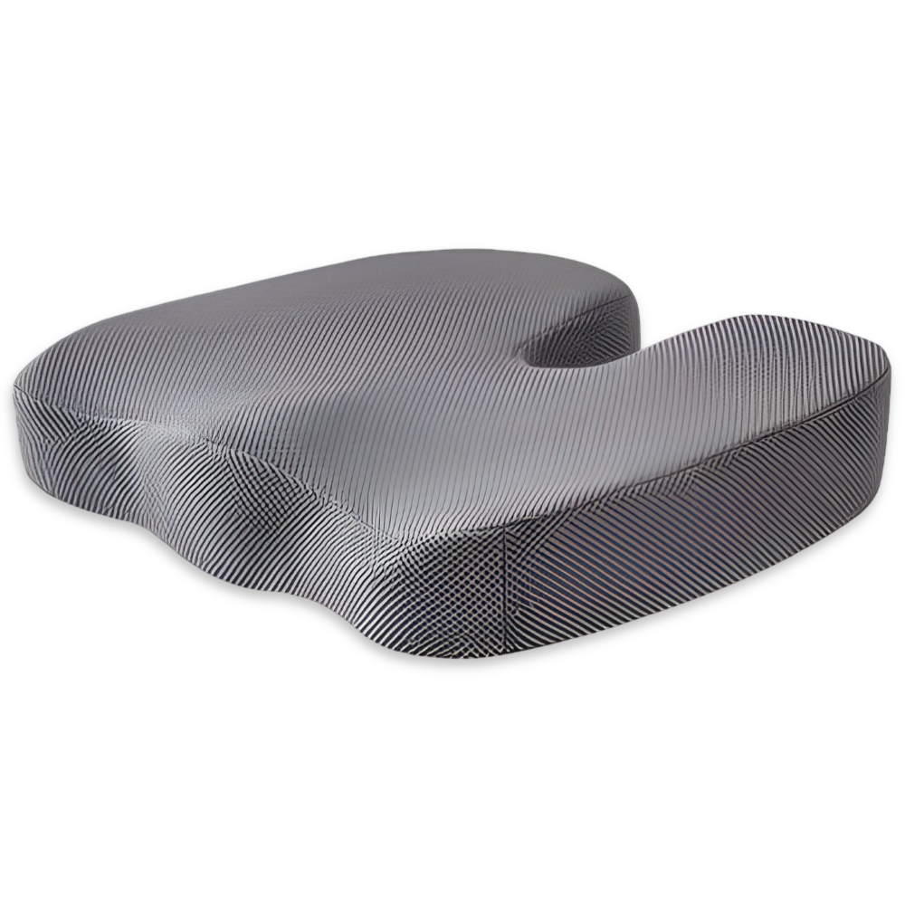 Sittkudde för bil och hem, ergonomisk memoryskum för smärtlindring i rygg och höfter, portabel design.