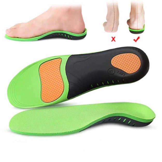 Högkvalitativa ergonomiska stödsulor. Unisex fotvalvsstöd ger komfort & smärtlindring för fötter.