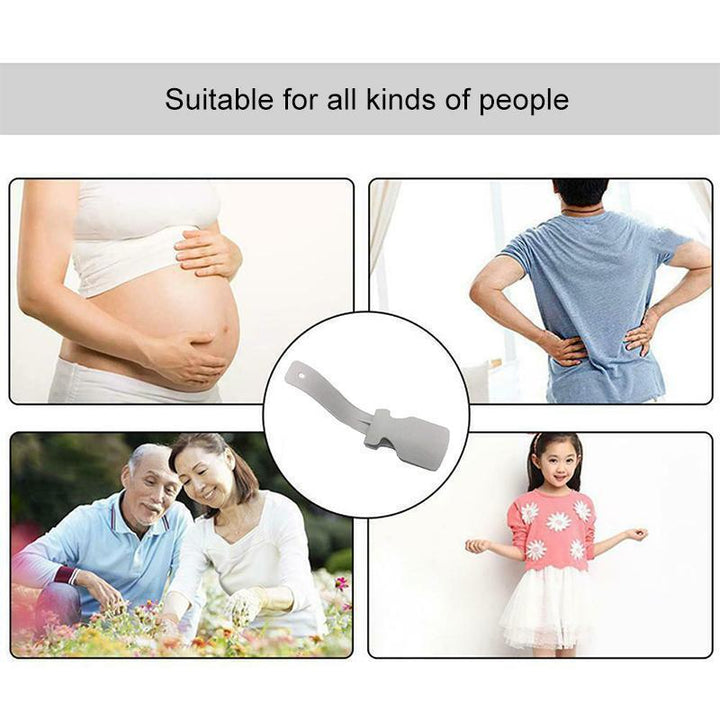 "Ergonomiskt skohorn i mjukt PP-material, rundade kanter, perfekt för dagligt bruk och enkelt att bära med sig."