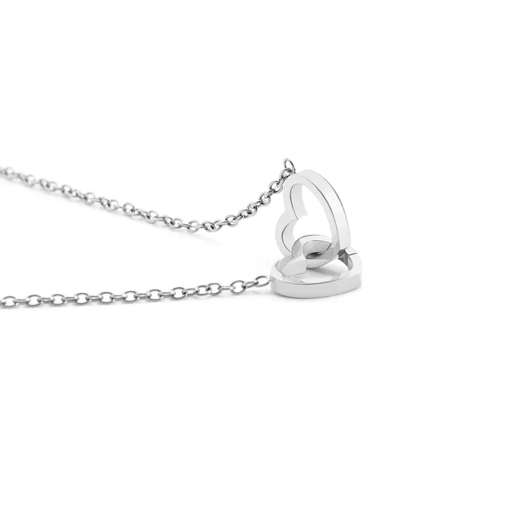 Evig ros gåvoset med personligt halsband i guld. En drömgåva för din älskade.