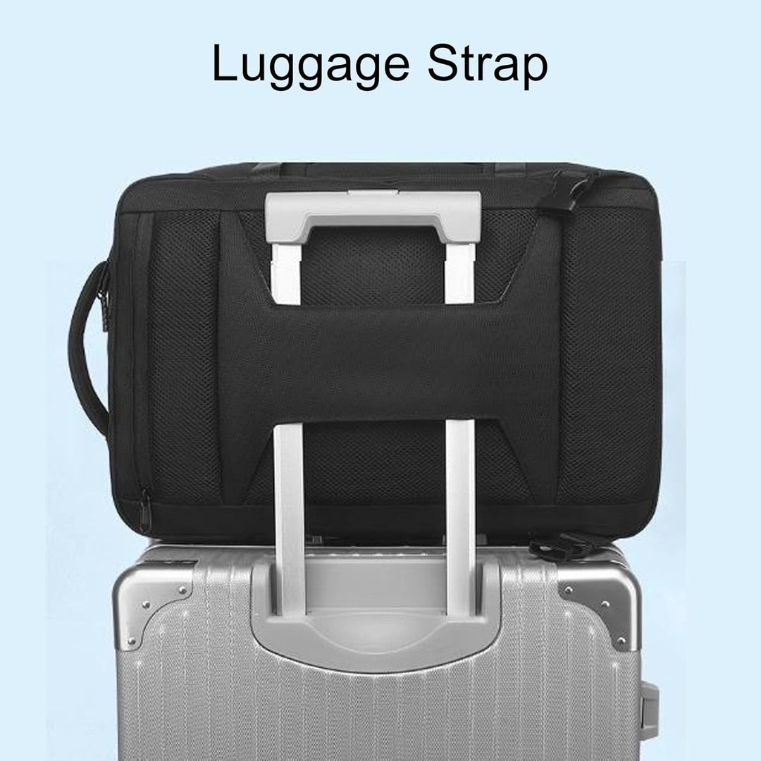 Flexibel reseryggsäck 56–75L för weekend och längre resor. Expanderbar design med integrerad vakuumpump.
