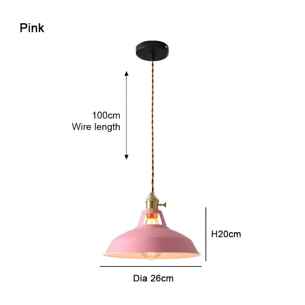 Lys upp hemmet med denna färgglada industriella LED taklampa.