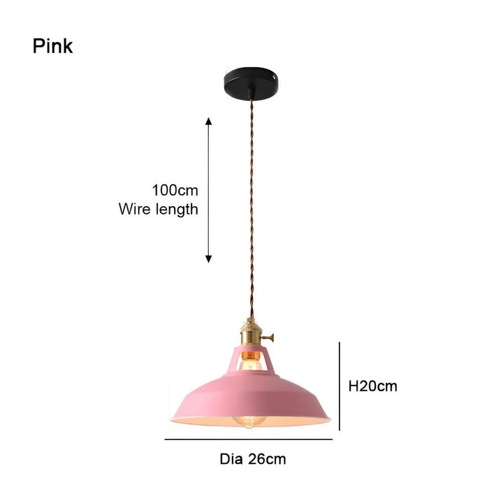 Lys upp hemmet med denna färgglada industriella LED taklampa.