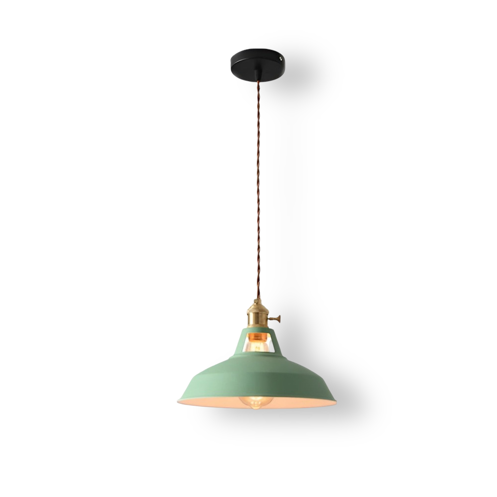 Mångsidig färgglad LED hänglampa, industriell design, passar i många rum.