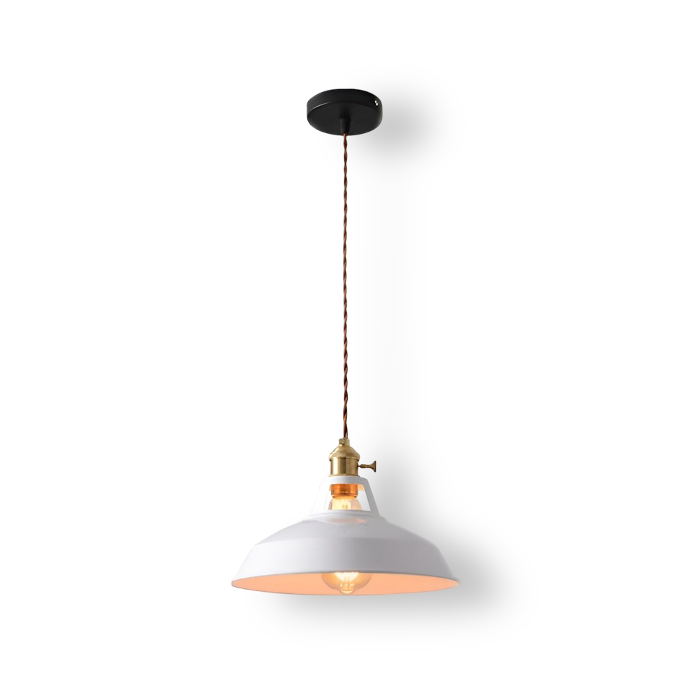 Modern pendellampa, färgglad LED, industriell stil för samtida hem.