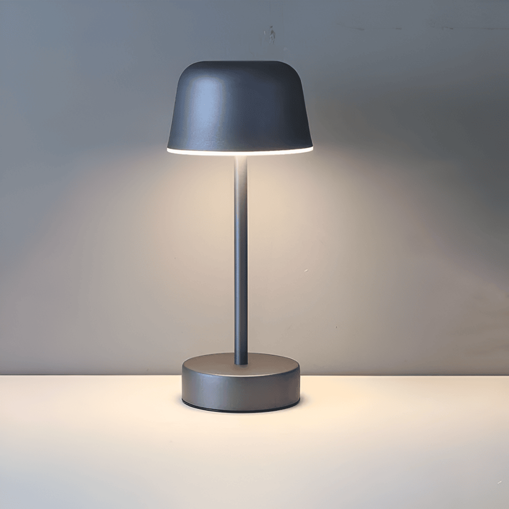 Trådlös LED-sänglampa/skrivbordslampa. Färgglad retro designlampa, dimbar stämningsbelysning.