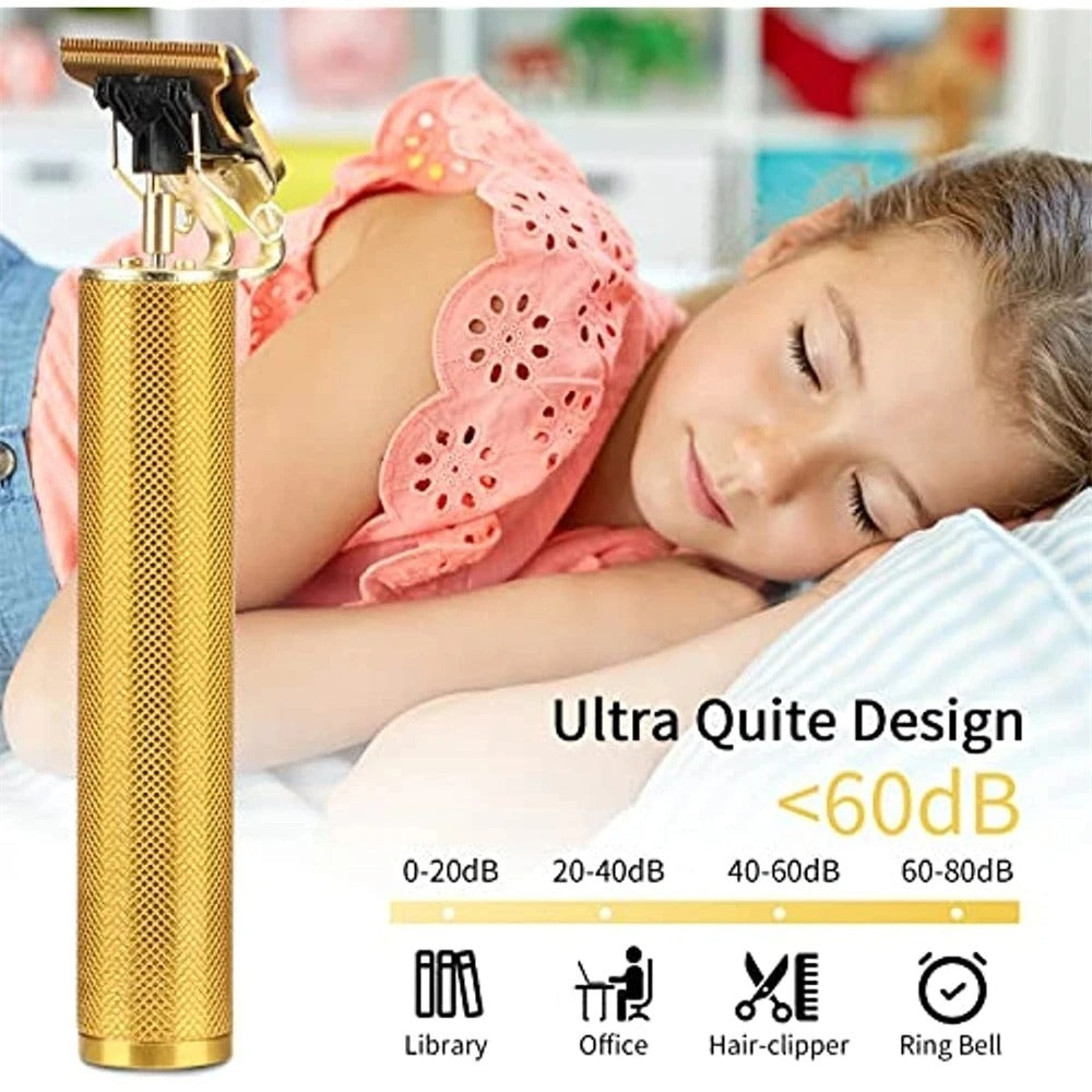 Herr Trådlös Hårtrimmer med Bärbart USB-Laddningsbart System