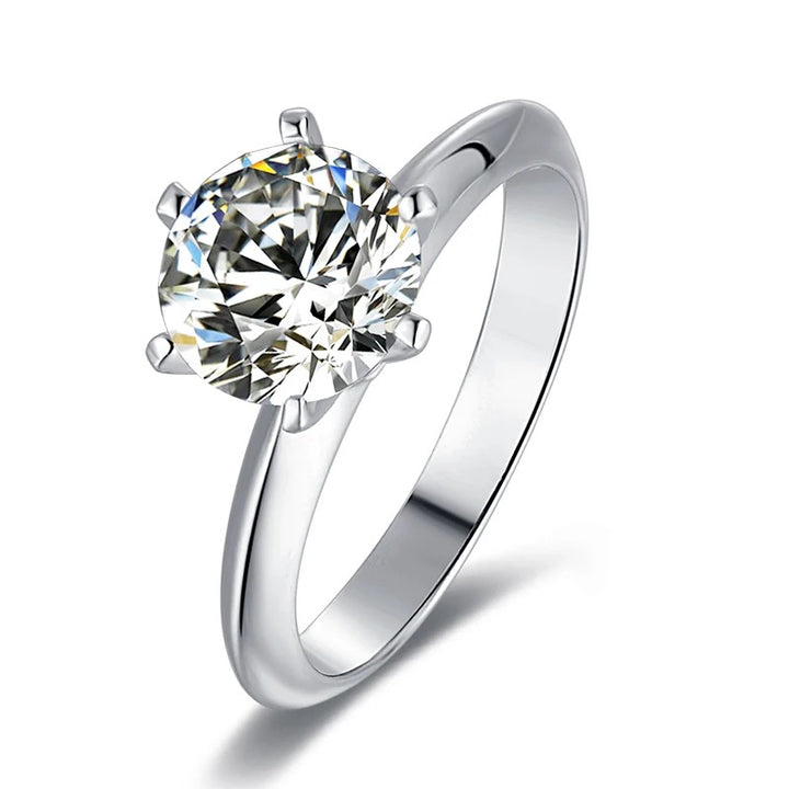Klassisk Damdiamantlöfte Ring