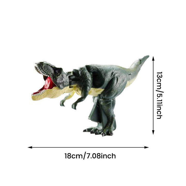 "Färgglad dinosaurieleksak med bitfunktion för barn, interaktiva rörelser, ideal för fantasifull lek för barn 3 år+"