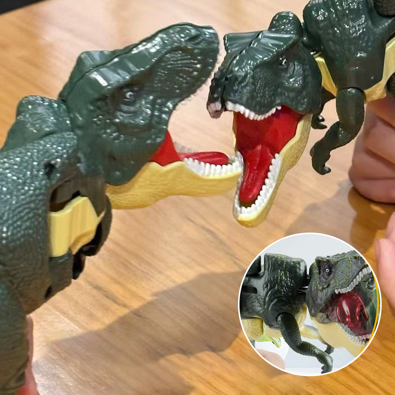 "Färgglad dinosaurieleksak med bitfunktion för barn, interaktiva rörelser, ideal för fantasifull lek för barn 3 år+"