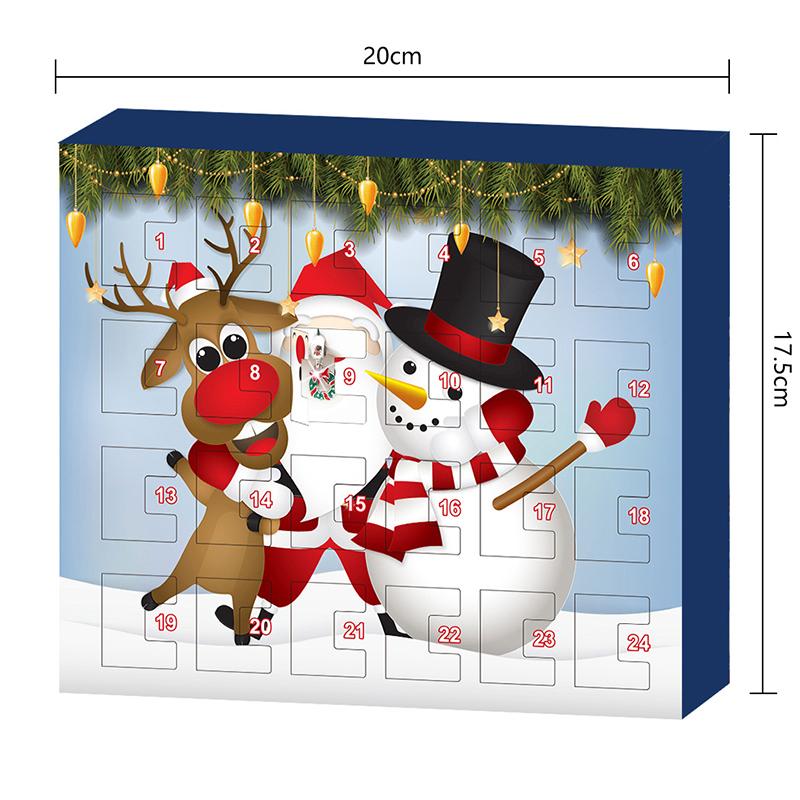 "Färgglad DIY armband adventskalender för tjejer, med varje dag en ny berlock, nickelfritt och anpassningsbart armband."