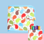 Fåglar (Levereras med 12 färgpennor)