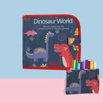 Dinosaurier (Levereras med 12 färgpennor)