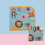 Djur (Levereras med 12 färgpennor)