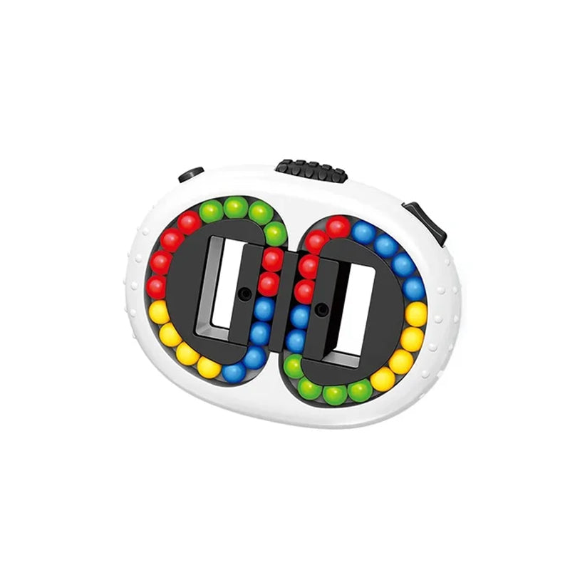 "Färgglad Magiska bönor Fidget Rubiks Kub för stressreducering, interaktiv lek med roterande bönor för barn och vuxna"