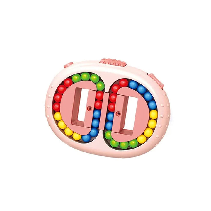"Färgglad Magiska bönor Fidget Rubiks Kub för stressreducering, interaktiv lek med roterande bönor för barn och vuxna"