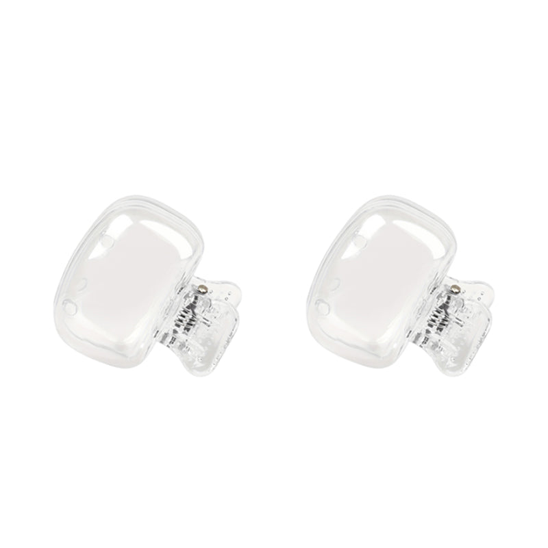 "Färgglad plasttandborstskyddshylsa, set med fem olika färger: transparent, blå, röd, grön, rosa. Idealisk för resor."