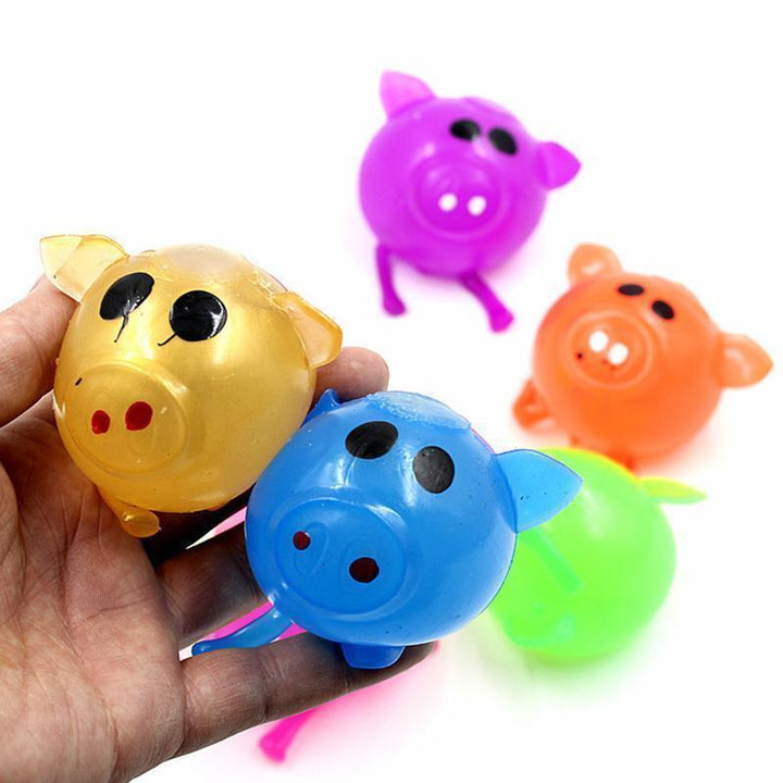 "Färgglad Squishy Splat leksak för stresslindring i termoplastiskt gummi, charmig och klämvänlig design, perfekt som gåva."