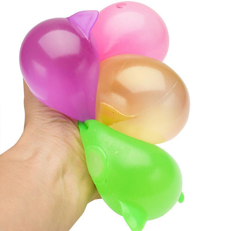 "Färgglad Squishy Splat leksak för stresslindring i termoplastiskt gummi, charmig och klämvänlig design, perfekt som gåva."