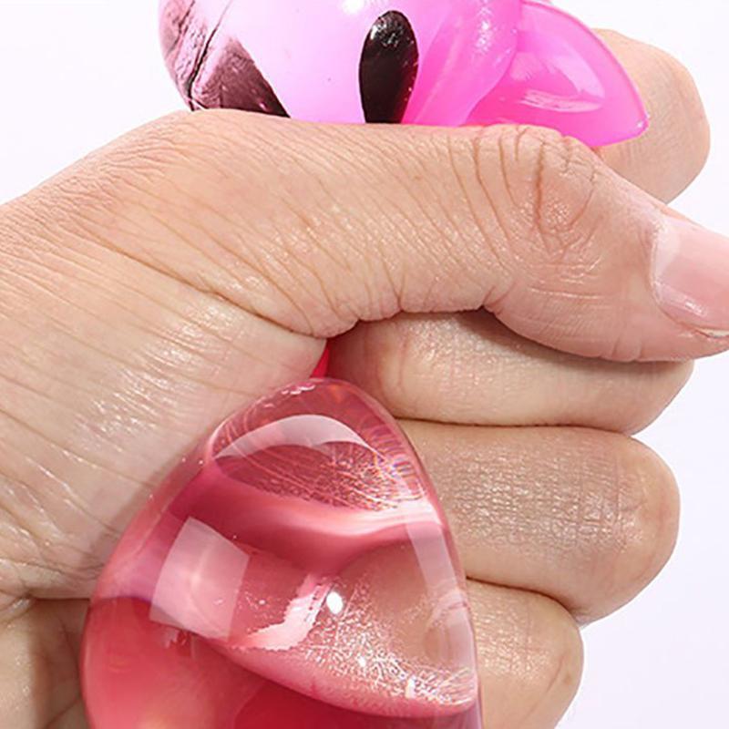 "Färgglad Squishy Splat leksak för stresslindring i termoplastiskt gummi, charmig och klämvänlig design, perfekt som gåva."