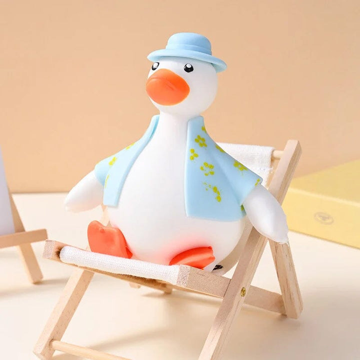 "Färgglad, stressavlastande ankleksak för barn och vuxna, flexibel design, klämmig struktur, rolig och portabel"