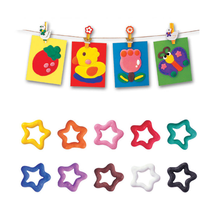 "Färgglada DIY Bubbel Popcorn Ritpennor, 6 st, skapar fluffiga 3D-effekter på papper, glas och plast för barnens konstprojekt