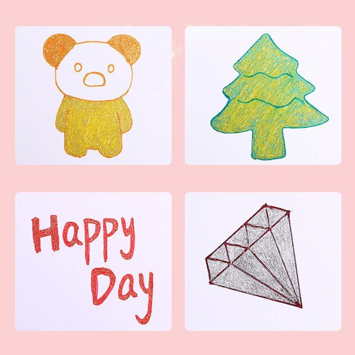 "Färgglada gelpennor för vuxna - 48 unika nyanser, inklusive glitter och neon. Perfekt för färgläggning och kreativt skapande