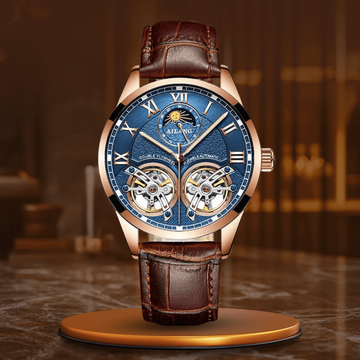 Elegant Automatisk Tourbillon Klocka