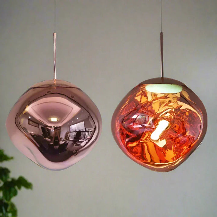 Fjordline nordisk taklampa i glas, modern belysning för hemmets alla rum; vardagsrum, kök.