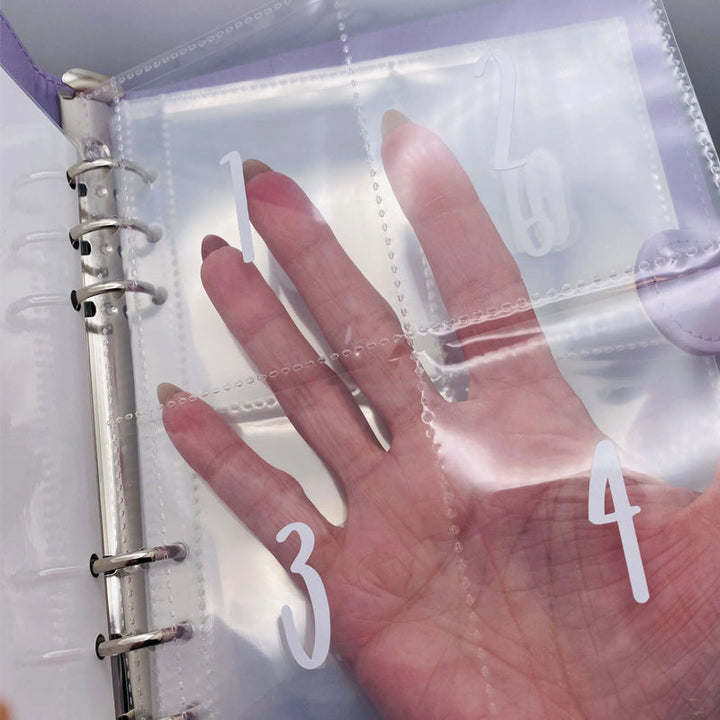 "Flerfärgad budgetpärm A5-storlek med 100 kuvert. Perfekt för familjeekonomi och sparande. Tillbehör för kontanthushåll."