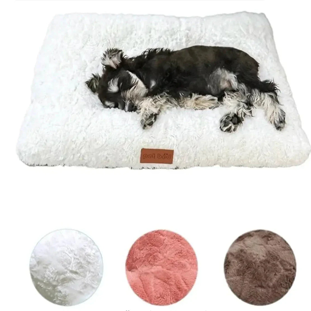 CozyCloud djurbädd, en tvättbar fluffig säng som garanterar ren och bekväm komfort för husdjur.