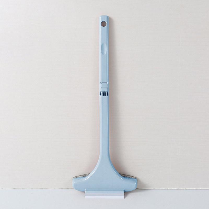 Fönsterrengöringsverktyg med avtagbart ergonomiskt PP-handtag för effektiv rengöring, rosa eller blått, 30x20 cm.
