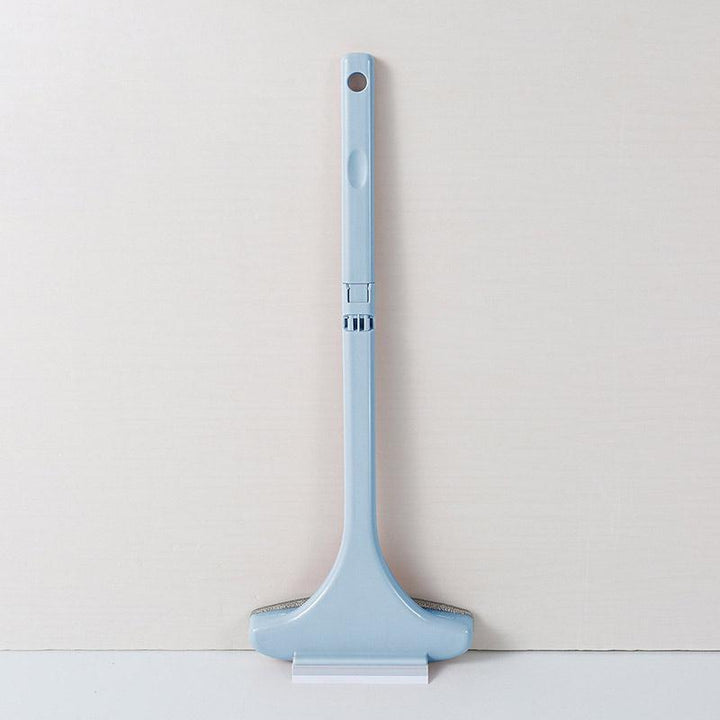 Fönsterrengöringsverktyg med avtagbart ergonomiskt PP-handtag för effektiv rengöring, rosa eller blått, 30x20 cm.
