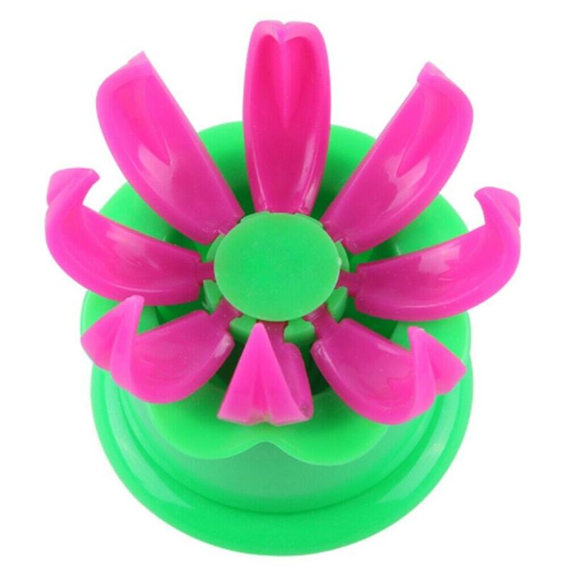 Formar för bullar i grön-rosa PP-material, för enkel bakning med kreativ design och hållbar användning.