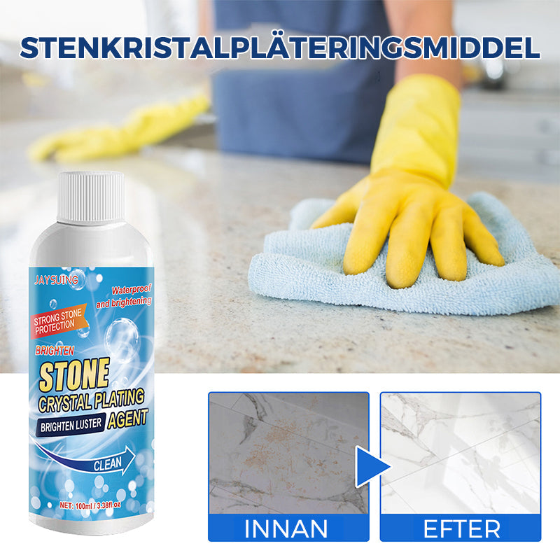 Gelformulerat stenfläckborttagningsmedel, perfekt för svåra fläckar på stenytor, enkelt att applicera, 100 ml flaska.