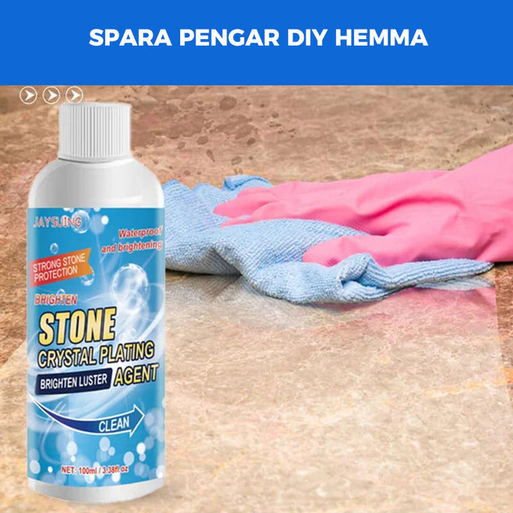 Gelformulerat stenfläckborttagningsmedel, perfekt för svåra fläckar på stenytor, enkelt att applicera, 100 ml flaska.