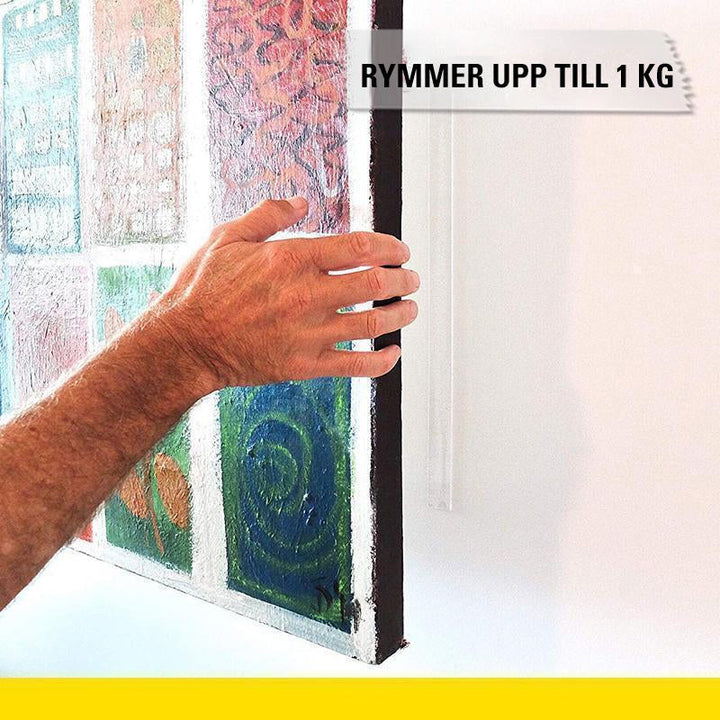 "Genomskinlig, självhäftande nanotejp rullad på spole, stark och återanvändbar, perfekt för hemmet, lätt att fästa"