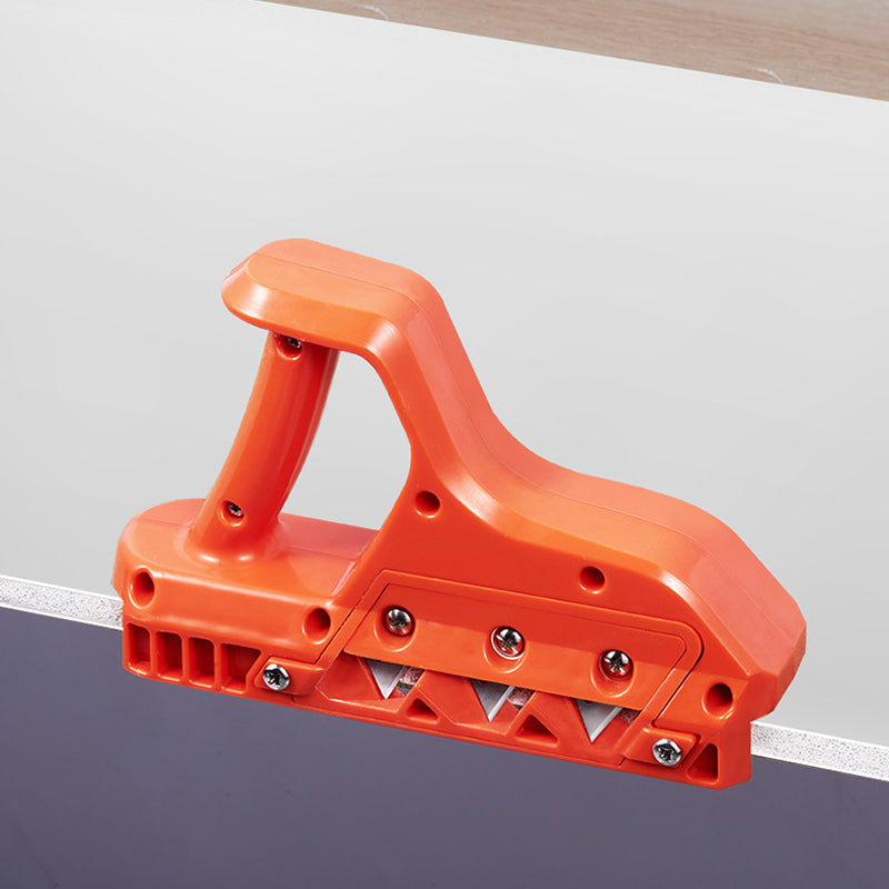 "Gipsskivverktyg med skarpt blad, orange design, ideal för exakta snitt och bekvämt grepp, perfekt för snickare."