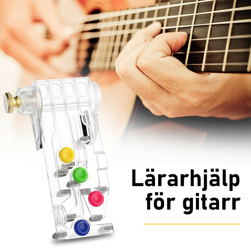 Gitarrinlärningsverktyg, kompakt och lätt, passar akustiska och elektriska gitarrer för snabb ackordinlärning.