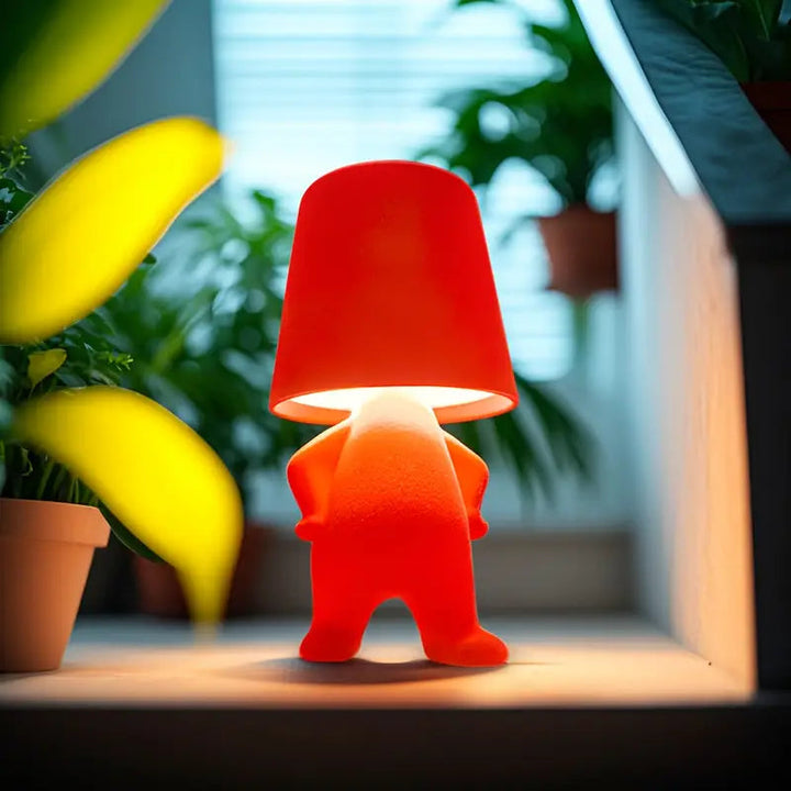 GlowFigur designlampa, färgstark LED-bordslampa. Perfekt dekoration och mysig nattlampa för barnrum.