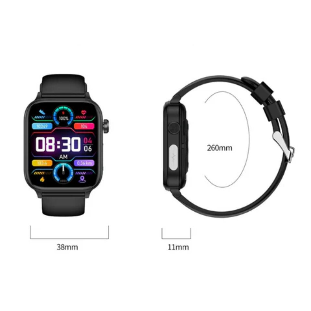 Lång batteritid GlucoWatch 02 smartklocka, perfekt för kontinuerlig blodsockermätning.