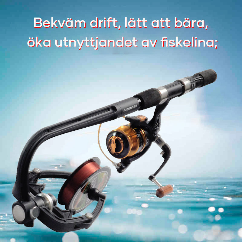 "Grafit trådrulle för fiskare, ultralätt och robust design med enkel hantering, perfekt för alla fisketurer."