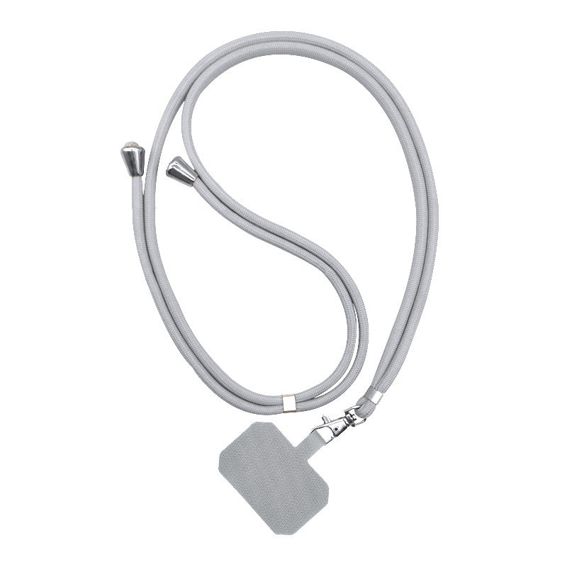 "Grön crossbody telefonband av nylon med metallspänne; justerbart för olika bärsätt, passar alla mobiler i damaccessoarer."