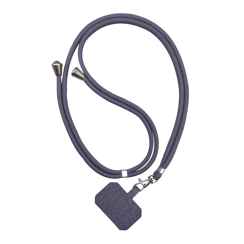 "Grön crossbody telefonband av nylon med metallspänne; justerbart för olika bärsätt, passar alla mobiler i damaccessoarer."
