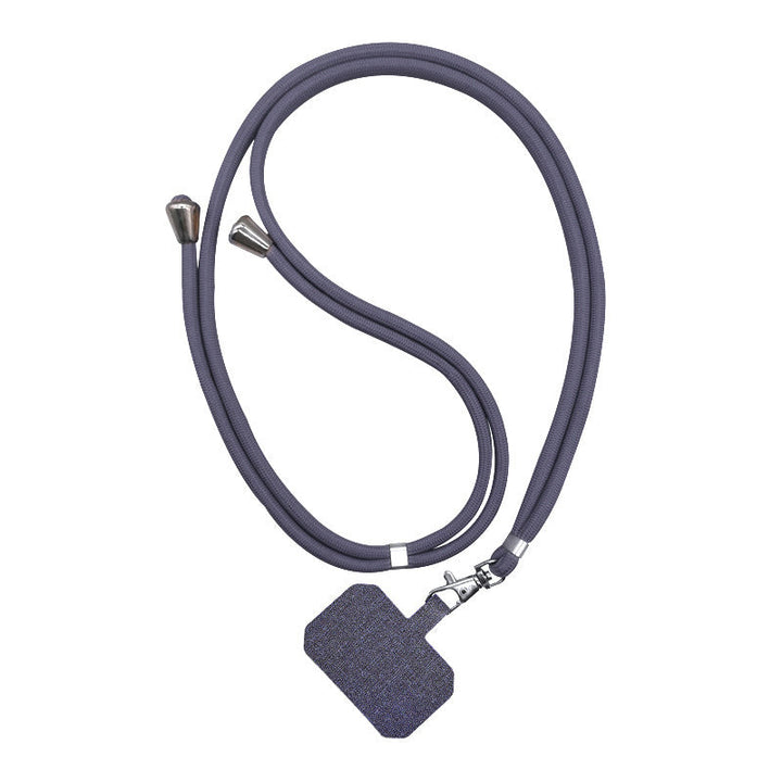 "Grön crossbody telefonband av nylon med metallspänne; justerbart för olika bärsätt, passar alla mobiler i damaccessoarer."