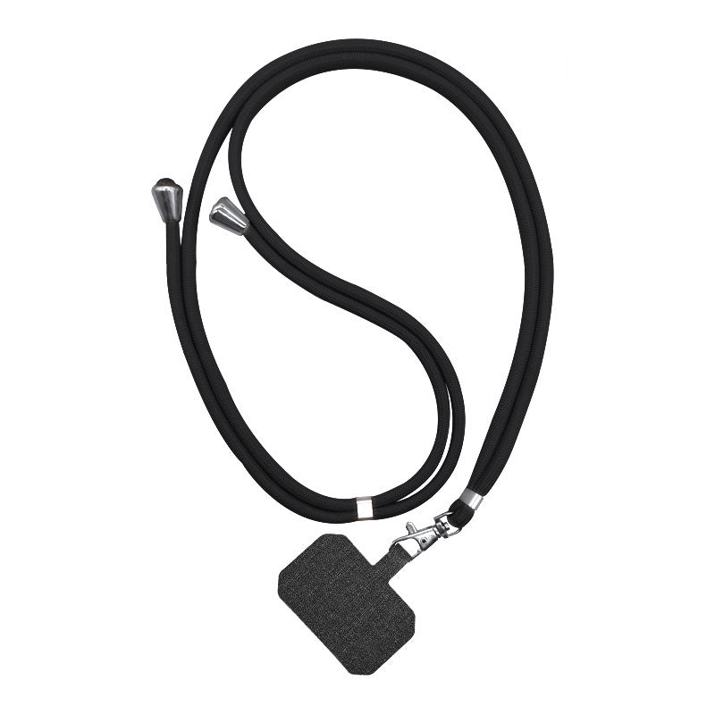 "Grön crossbody telefonband av nylon med metallspänne; justerbart för olika bärsätt, passar alla mobiler i damaccessoarer."