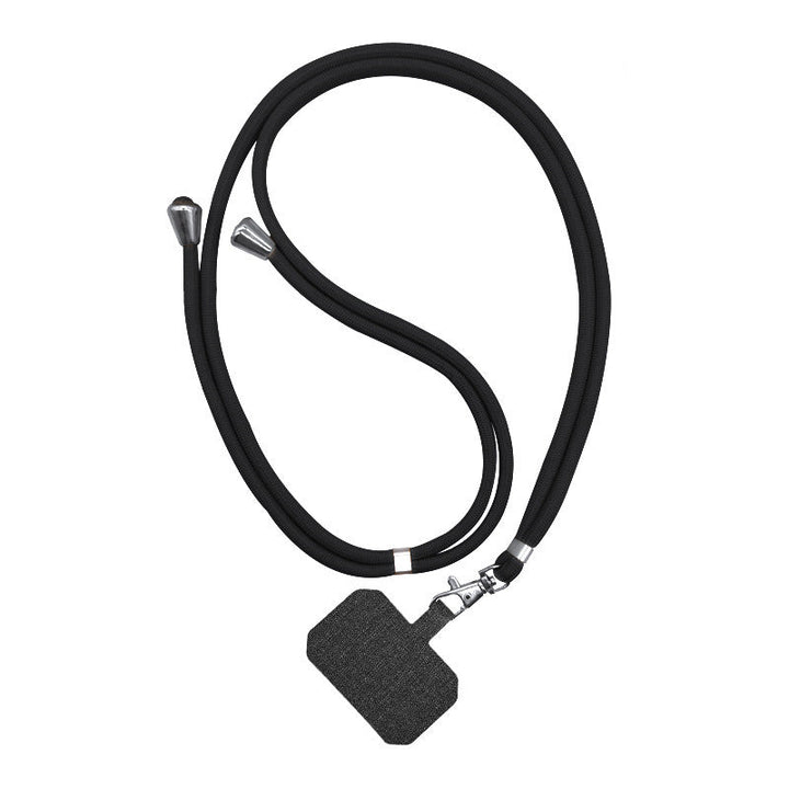 "Grön crossbody telefonband av nylon med metallspänne; justerbart för olika bärsätt, passar alla mobiler i damaccessoarer."